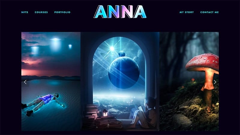 17. Anna McNaught - Content Creator Portfolio Example