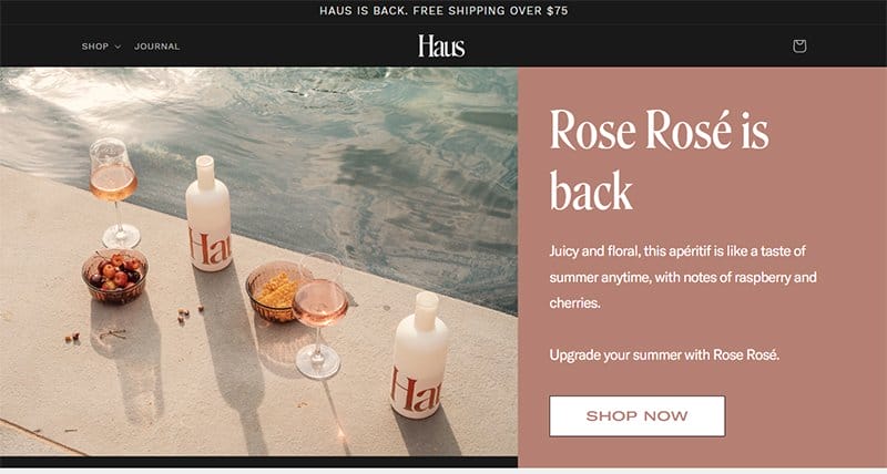 17. Haus - Beautiful Dark Websites for Inspiration Example