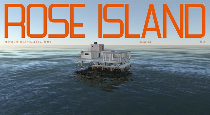 17. Rose Island - Awesome 3D Website Example