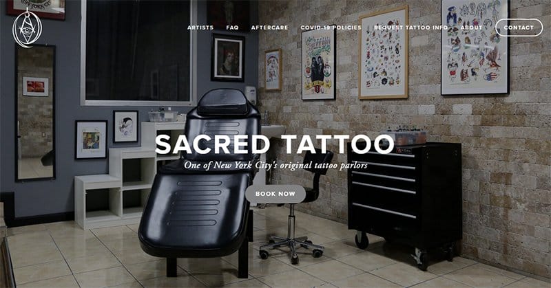 17. Sacred Tattoo - Best Tattoo Websites For Inspiration Example