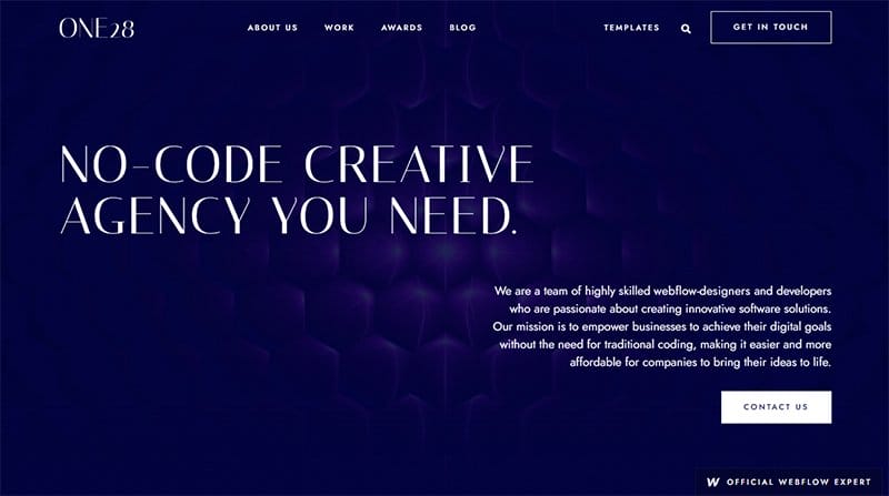 18. 128 Digital - Best Digital Marketing Agency Website Example