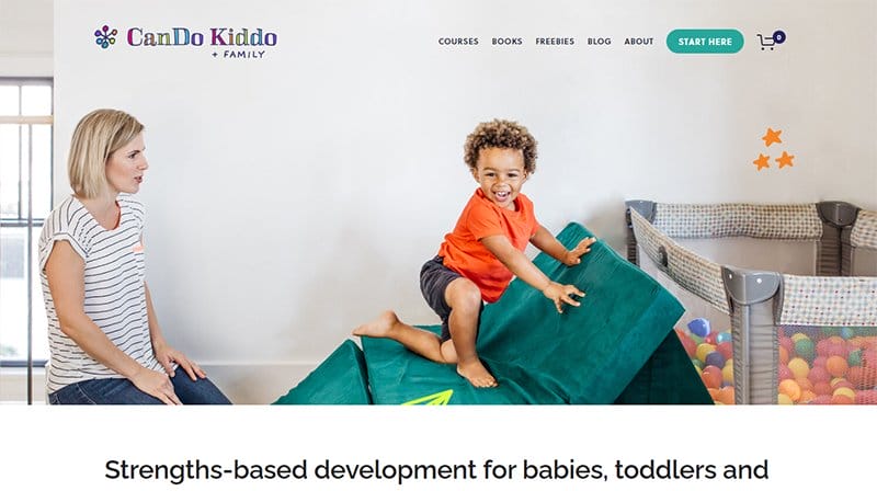 2. CanDo Kiddo - Great Education Website Example