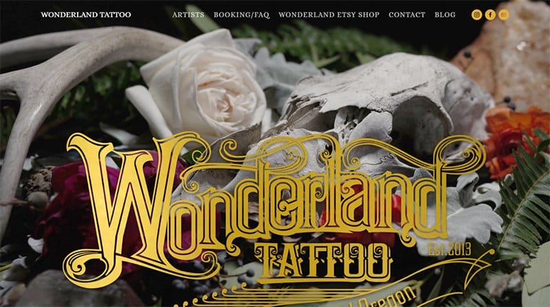 2. Wonderland Tattoo - Best Tattoo Websites For Inspiration Example