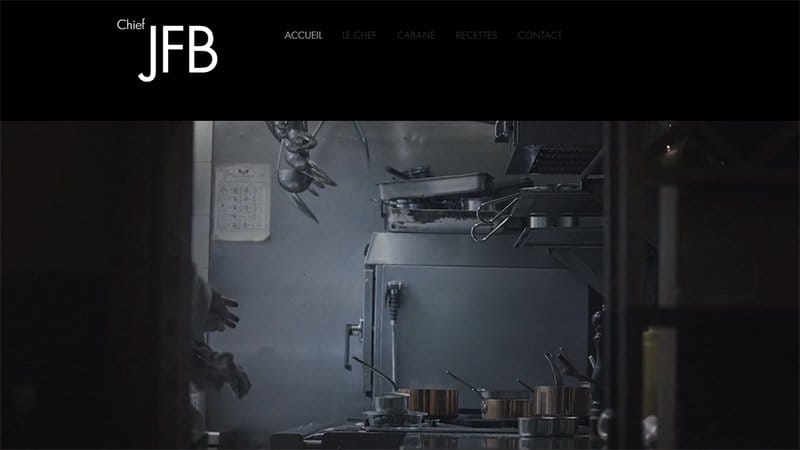 20. Jean-François Bury - Best Website Homepage Design Example