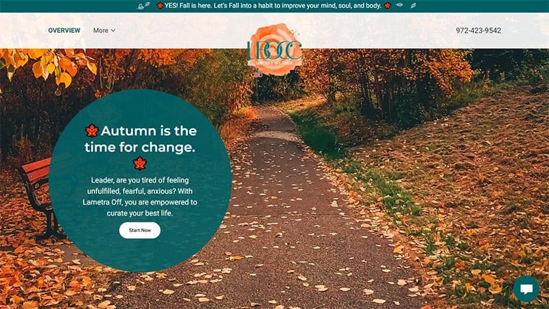 21. Lametra B. Off - GoDaddy Website Example