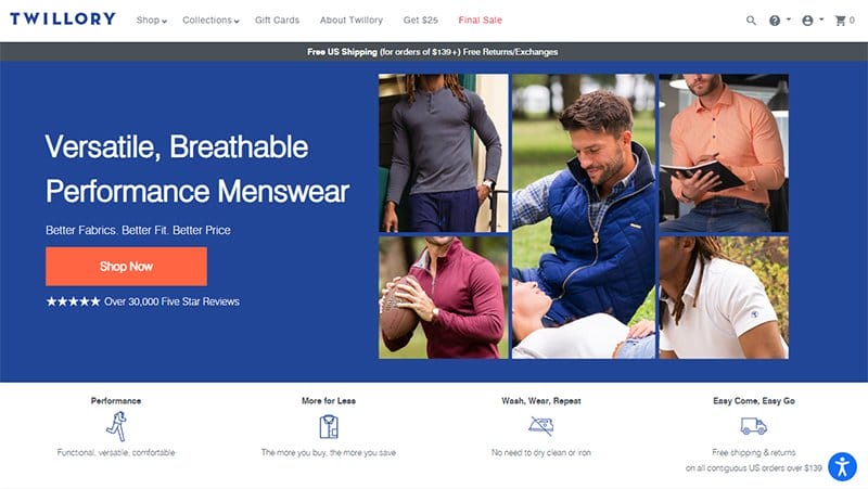 21. Twillory - Best High Converting Website Example