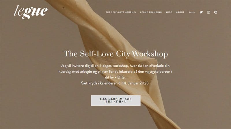 22. Legue - Best Unique Website Example