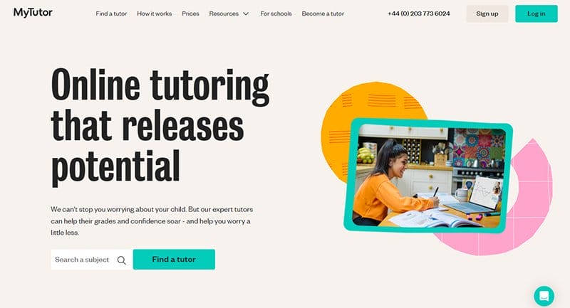 23. MyTutor - Best High Converting Website Example