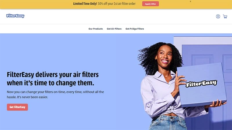 24. FilterEasy - Best High Converting Website Example