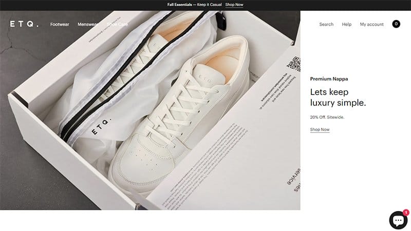 28. ETQ Amsterdam - Best Website Homepage Design Example