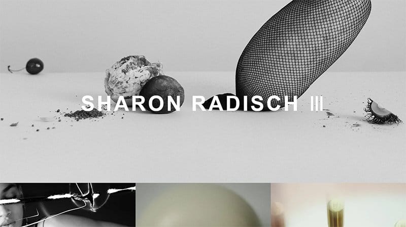 3. Sharon Radisch - Best Unique Website Example
