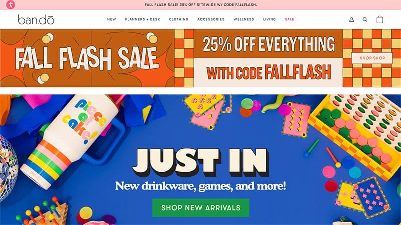 33. Ban.do - Best High Converting Website Example