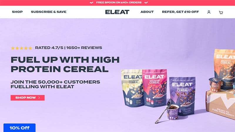 33. ELEAT - Best Unique Website Example