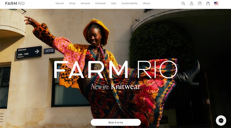 35. FARM Rio - Examples Of Niche Website Example