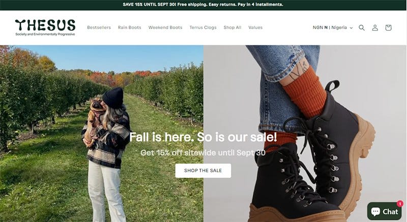 39.Thesus - Best High Converting Website Example