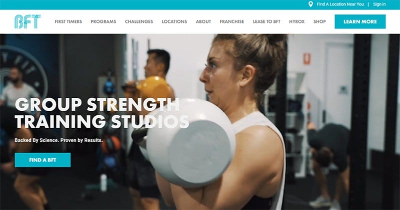 41. Body Fit Training - Best High Converting Website Example