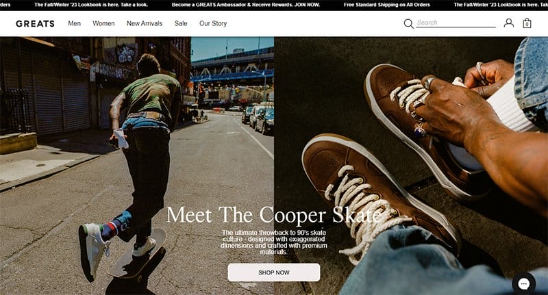 42. Greats - Best High Converting Website Example