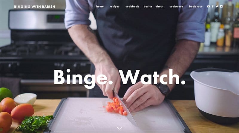 5. Banging with Bash - Content Creator Portfolio Example