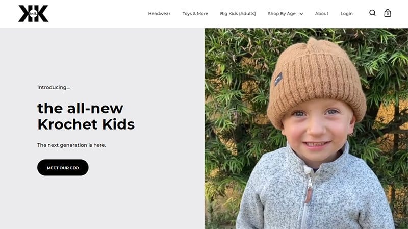 52. Krochet Kids - Examples Of Niche Website Example