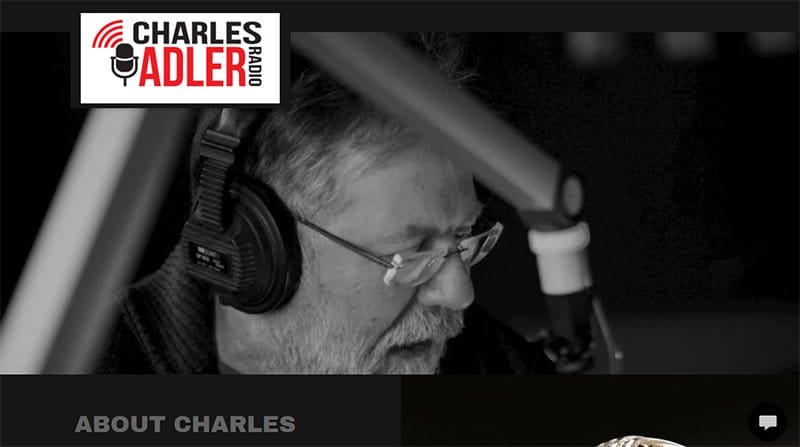 6. Charles Adler - Best Voice Actor Website Example