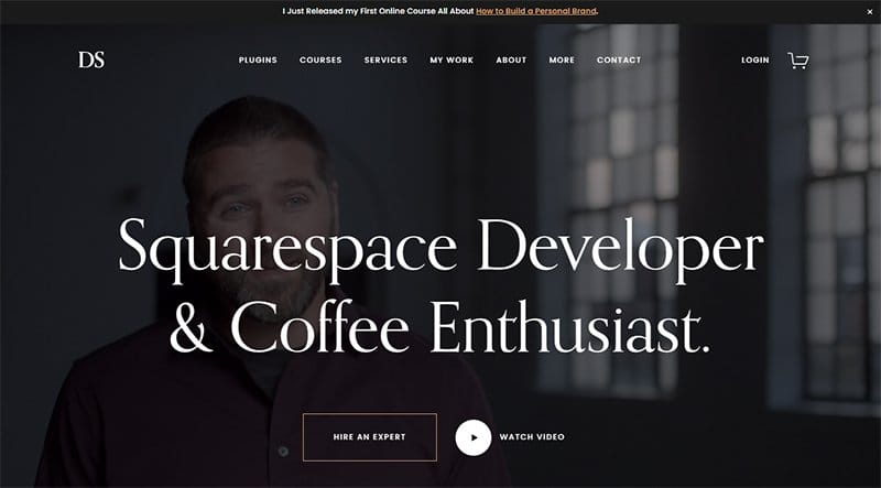 6. Devon Stank - Inspiring Examples of Freelance Business Website