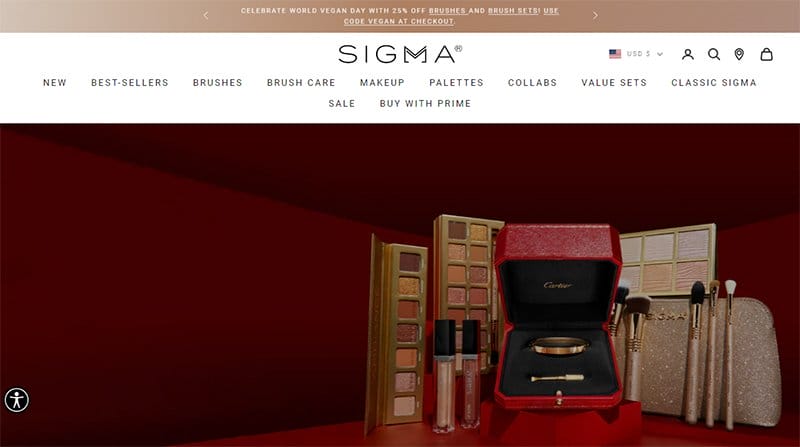 6. Sigma Beauty - Biggest & Best Magento Websites and Example