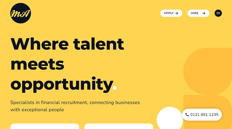 7. Mitchell Adam - Amazing Elementor Website Example