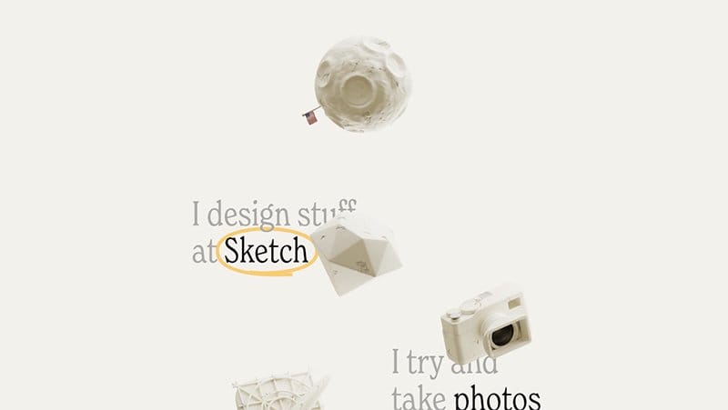 7. Moonbow - Awesome 3D Website Example