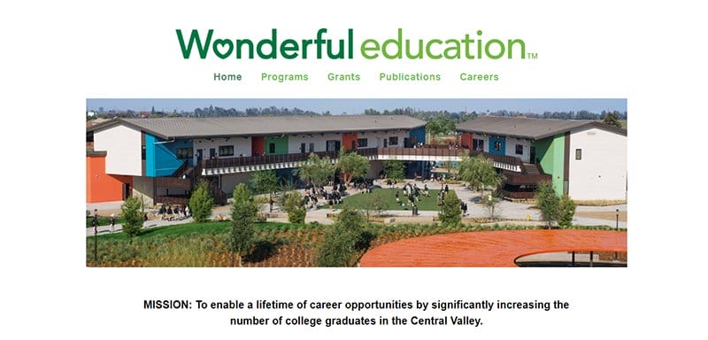 8. Wonderful Education - Great Education Website Example