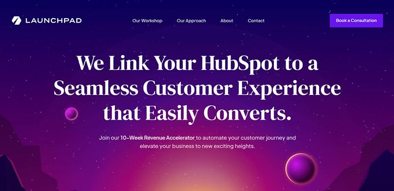 10. Launchpad - Best Colors For Website Example