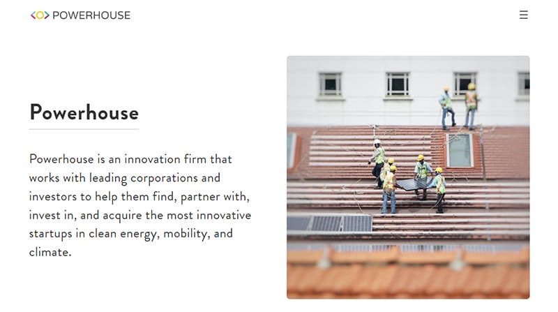 10. Powerhouse - Stunning Corporate Website Example