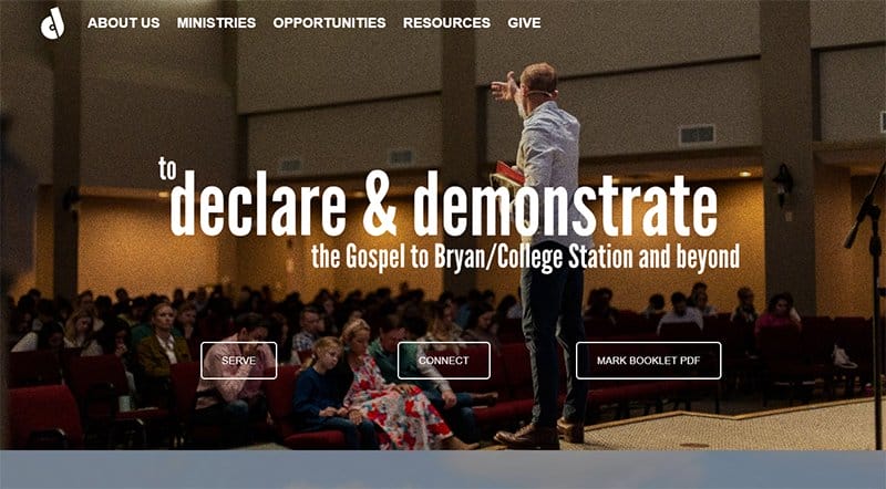 11. Declaration Church - Best Community Website Example