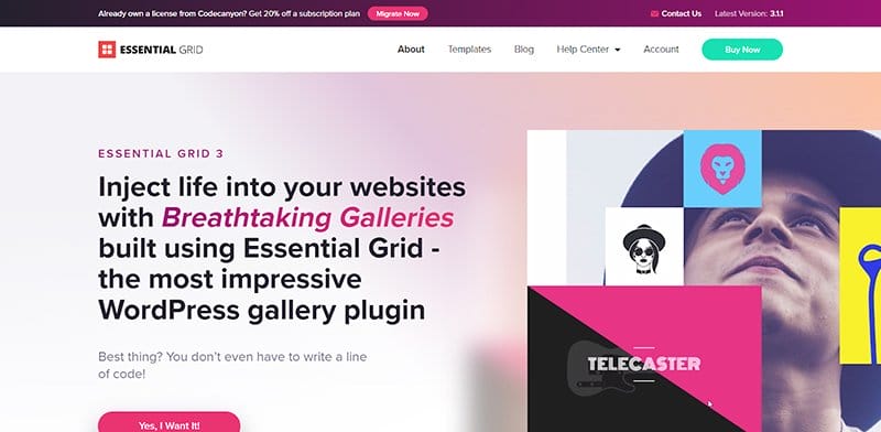 13. Essential Grid - Best Creative Web Design Idea Example