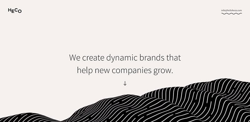 14. Heco - Best Creative Web Design Idea Example