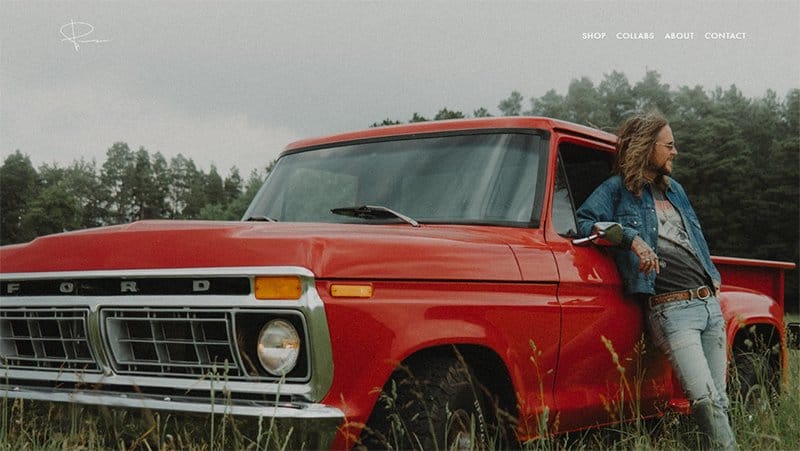 14. Peter McKinnon - Simple & Minimal Website Example