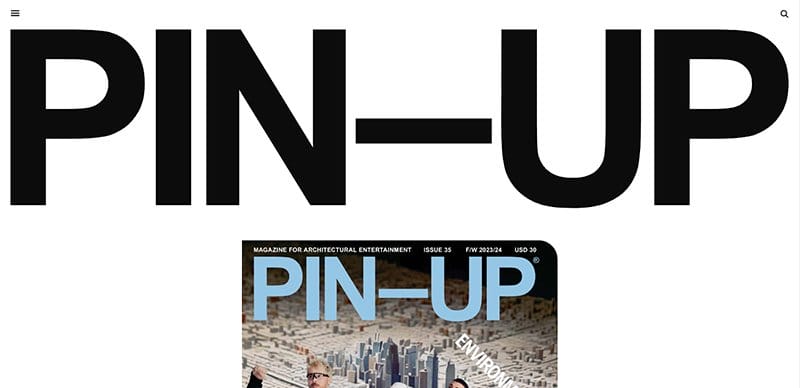 17. PIN-UP Magazine - Best Creative Web Design Idea Example