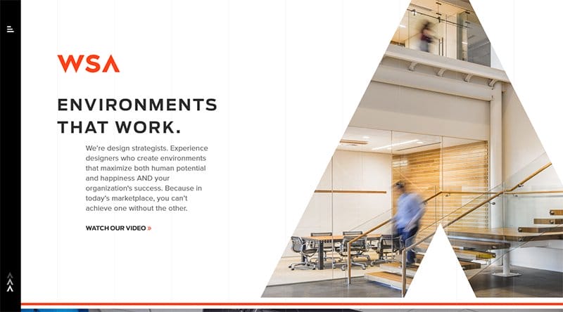 17. WSA Studio - Stunning Corporate Website Example