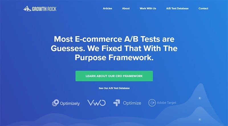 19. Growth Rock - Best Examples of Lead Generation Website Designs