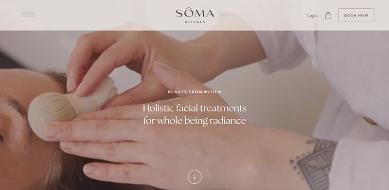2. Soma Rituals - Best Creative Web Design Idea Example