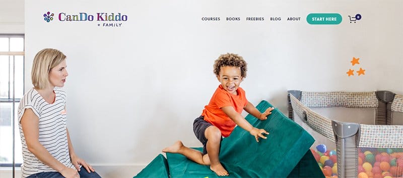 21. CanDo Kiddo - Squarespace Website Example