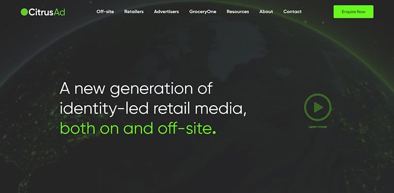 21. CitrusAd - Best Colors For Website Example