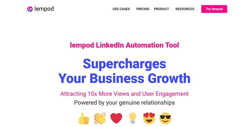 23. Lempod - Best Examples of Lead Generation Website Designs