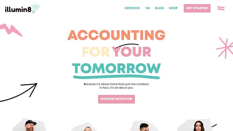 27. Illumin8 - Best Professional Services Website Example