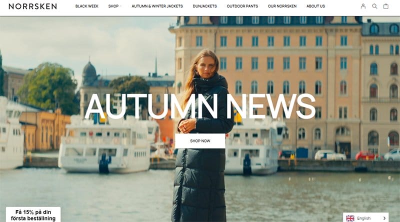 29. Norrsken - Powerful WooCommerce Store Example