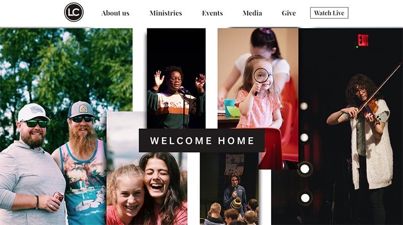 3. Life Church - Best Community Website Example