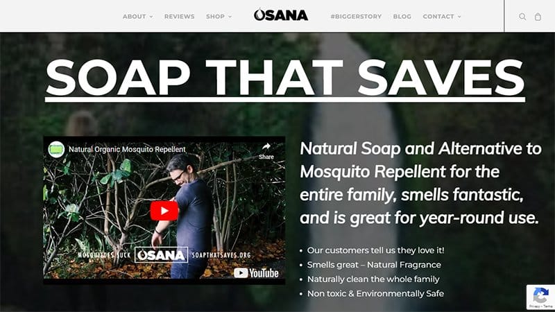 30. Osana - Powerful WooCommerce Store Example