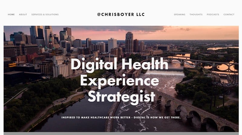 31. Christopher Boyer - Best Professional Services Website Example