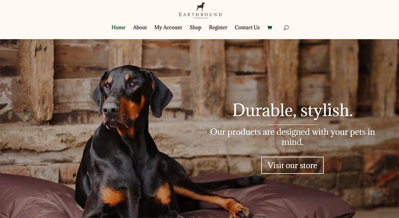 31. Earthbound - Powerful WooCommerce Store Example