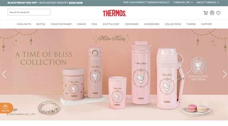 32. Thermos Malaysia - Powerful WooCommerce Store Example