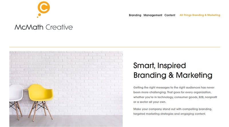 36. McMath Creative - Best Professional Services Website Example
